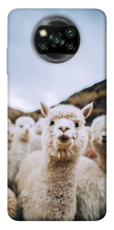 Чехол на Xiaomi Poco X3 NFC / Poco X3 Pro Лама фото 1 из 1
