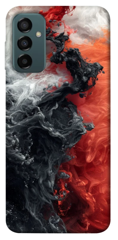 Чохол на Samsung Galaxy M13 4G Black and Red фото 1 з 1