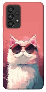 Чехол на Samsung Galaxy A33 5G Сat with glasses фото 1 из 1