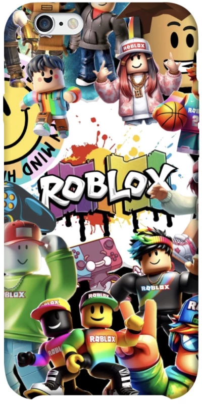 Чохол на Apple iPhone 6/6s plus (5.5") Roblox Characters Collage фото 1 з 1