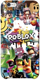 Чохол на Apple iPhone 6/6s plus (5.5") Roblox Characters Collage фото 1 з 1