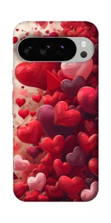 Чохол на Google Pixel 10 Pro Many hearts фото 1 з 1