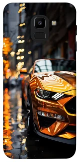 Чохол на Samsung J600F Galaxy J6 (2018) Golden sports car фото 1 з 1