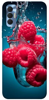Чохол на TECNO Spark 8P Малинка у воді фото 1 з 1