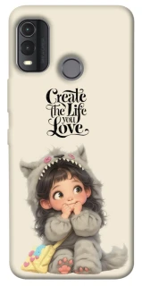 Чехол на Nokia G11 Plus Create the life you love фото 1 из 1