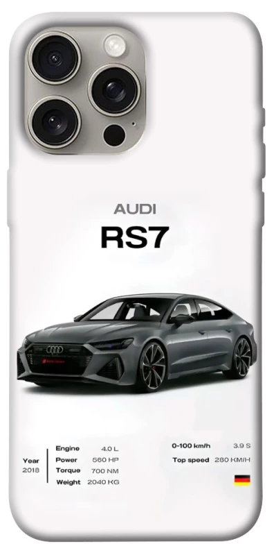 Чехол на Apple iPhone 15 Pro Max (6.7") Audi RS7 фото 1 из 1