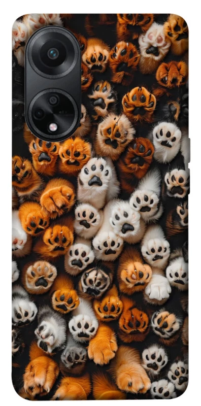 Чохол на Oppo A98 Сat paws фото 1 з 1