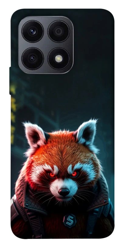 Чохол на Huawei Honor X8a Cyber Red Panda фото 1 з 1