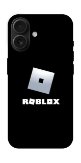 Чехол на Apple iPhone 16 Roblox logo black фото 1 из 1