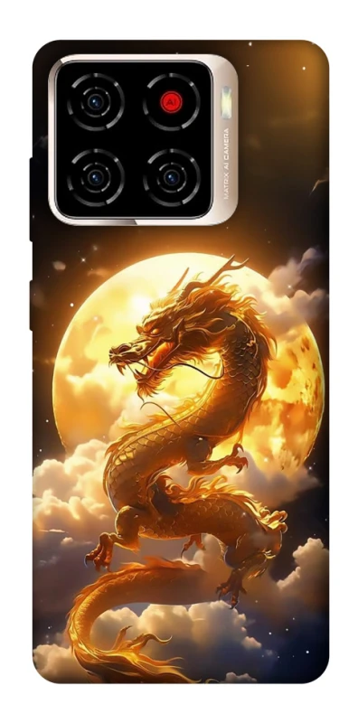 Чехол на ZTE Blade A56 Golden Dragon фото 1 из 1