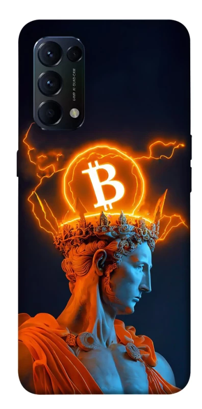 Чехол на Oppo Reno 5 4G Bitcoin God фото 1 из 1