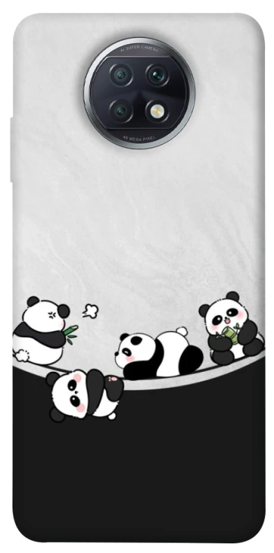 Чохол на Xiaomi Redmi Note 9 5G / Note 9T Four pandas фото 1 з 1