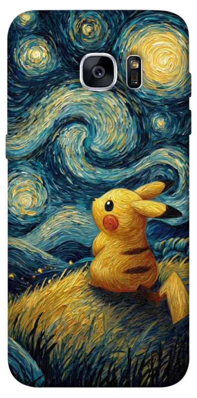 Чохол на Samsung G935F Galaxy S7 Edge Pikachu and Van Gogh фото 1 з 1