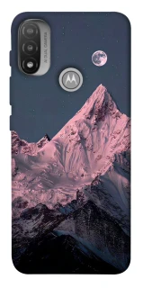 Чехол на Motorola Moto E20 Pink mountain фото 1 из 1