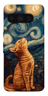 Чехол на Google Pixel 8 Pro van gogh cat фото 1 из 1