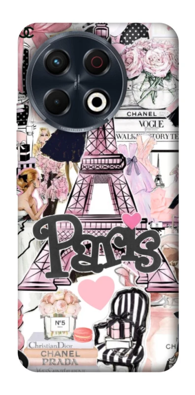 Чехол на TECNO Spark 30 Pro (KL7) Fashion collage ver.8 фото 1 из 1