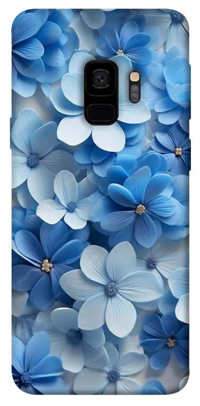 Чохол на Samsung Galaxy S9 Сині квіти фото 1 з 1