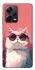 Чехол на Xiaomi Redmi Note 12 Pro 5G Сat with glasses фото 1 из 1