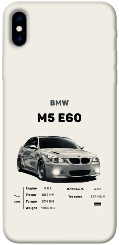 Чохол на Apple iPhone XS Max (6.5") BMW M5 E60 фото 1 з 1