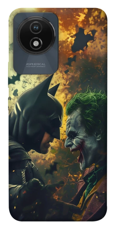 Чохол на Vivo Y02 Batman and the Joker фото 1 з 1
