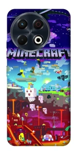 Чехол на TECNO Spark 30 Pro (KL7) Minecraft world фото 1 из 1