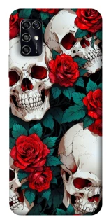 Чехол на ZTE Blade V2020 Smart skull and rose фото 1 из 1