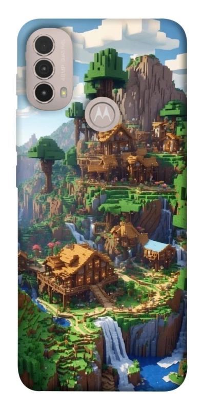 Чохол на Motorola Moto E40 Minecraft universe фото 1 з 1