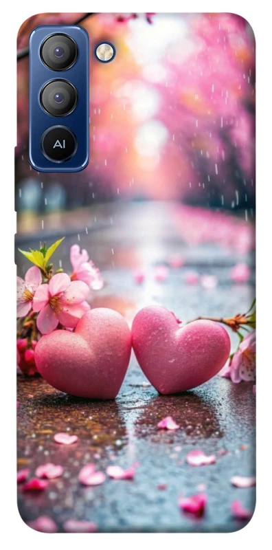 Чехол на TECNO Pop 5 LTE Pink heart фото 1 из 1