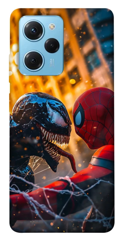 Чехол на Xiaomi Poco X5 Pro 5G Venom vs Spiderman фото 1 из 1