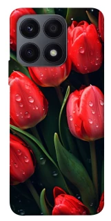 Чохол на Huawei Honor X8a Червоні тюльпани фото 1 Чохол на Huawei Honor X8a Червоні тюльпани фото 1 з 1