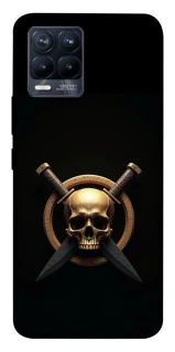 Чехол на Realme 8 Golden Skull фото 1 из 1