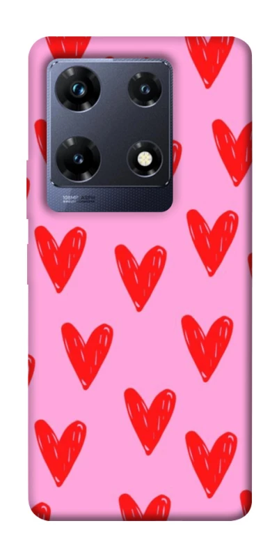 Чехол на Infinix Note 30 Pro Red hearts 2 фото 1 из 1