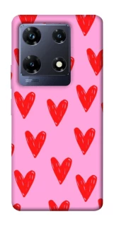 Чехол на Infinix Note 30 Pro Red hearts 2 фото 1 из 1