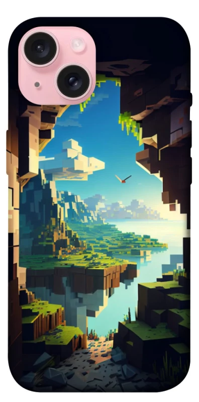 Чехол на Apple iPhone 15 (6.1") Minecraft sunrise фото 1 из 1