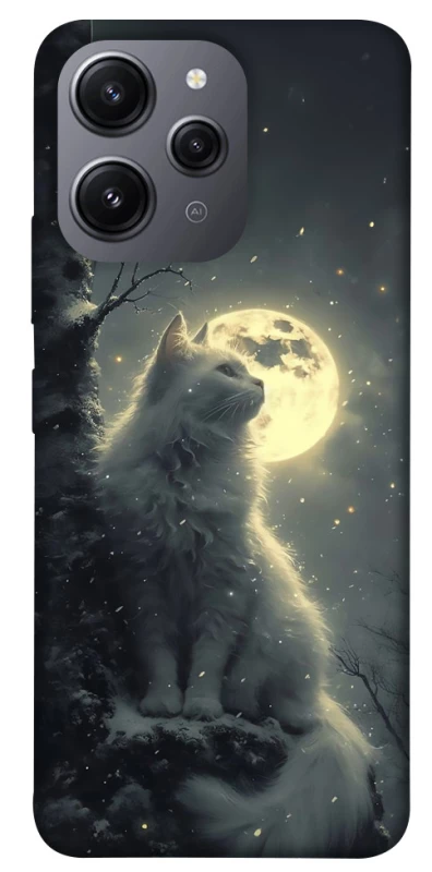 Чохол на Xiaomi Redmi 12 Кіт під місяцем фото 1 з 1
