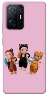 Чохол на Xiaomi 11T / 11T Pro Cat Cafe Trio фото 1 з 1