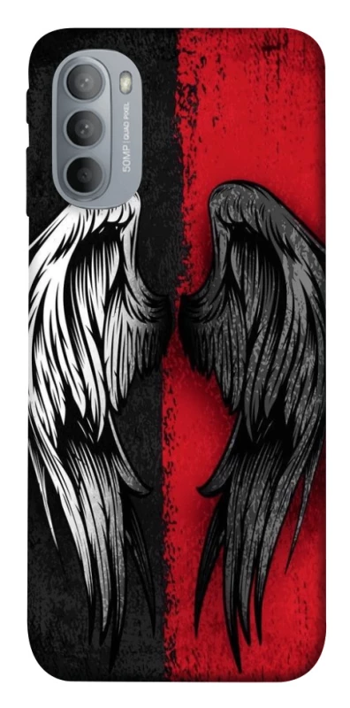 Чехол на Motorola Moto G31 Angel and Devil фото 1 из 1