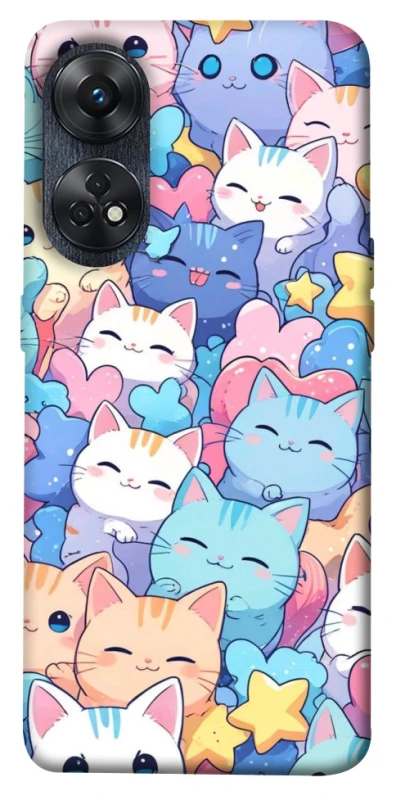 Чехол на Oppo Reno 8T 4G Funny Kittens ver.3 фото 1 из 1