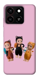 Чехол на ZTE Blade A35 4G Cat Cafe Trio фото 1 из 1