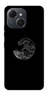 Чехол на TECNO Spark 40C Black tsunami фото 1 из 1