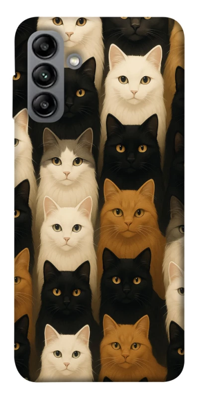 Чохол на Samsung Galaxy A04s Colorful Cat Collage фото 1 з 1
