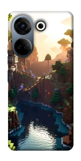 Чохол на TECNO Camon 20 Pro (CK7n) Minecraft sunset фото 1 з 1