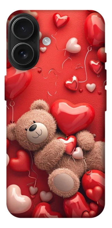 Чохол на Apple iPhone 17 (6.3") bear in hearts фото 1 з 1