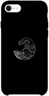 Чохол на Apple iPhone SE (2020) Black tsunami фото 1 Чохол на Apple iPhone SE (2020) Black tsunami фото 1 з 1