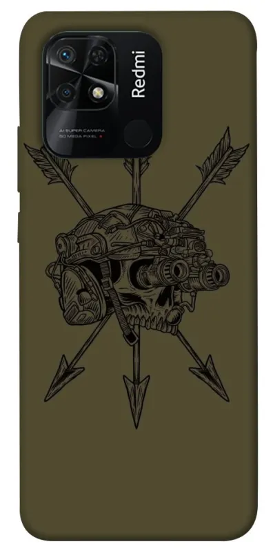 Чохол на Xiaomi Redmi 10C Mil skull фото 1 з 1