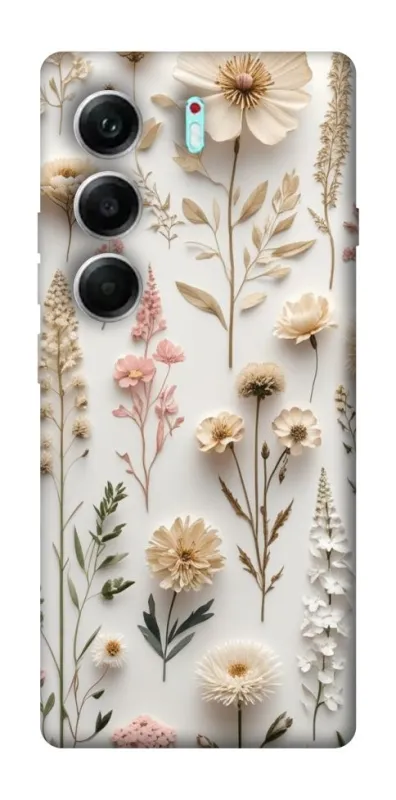 Чохол на Tecno Camon 40 Pro Floral design ver.1 фото 1 з 1