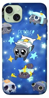 Чехол на Apple iPhone 15 Plus (6.7") Pebble kitten stars фото 1 из 1
