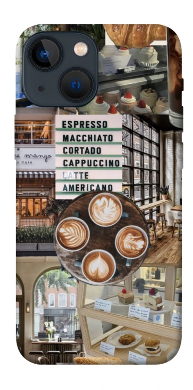 Чохол на Apple iPhone 13 mini (5.4") Coffee collage ver.5 фото 1 з 1