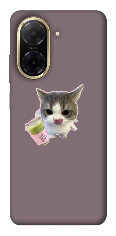 Чехол на Xiaomi Redmi A5 (Europe version) cat matcha фото 1 из 1