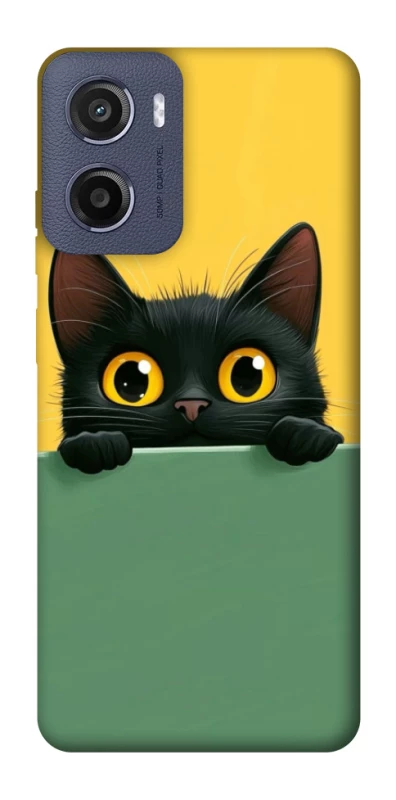 Чохол на Motorola Moto G05 Black cat v2 фото 1 з 1